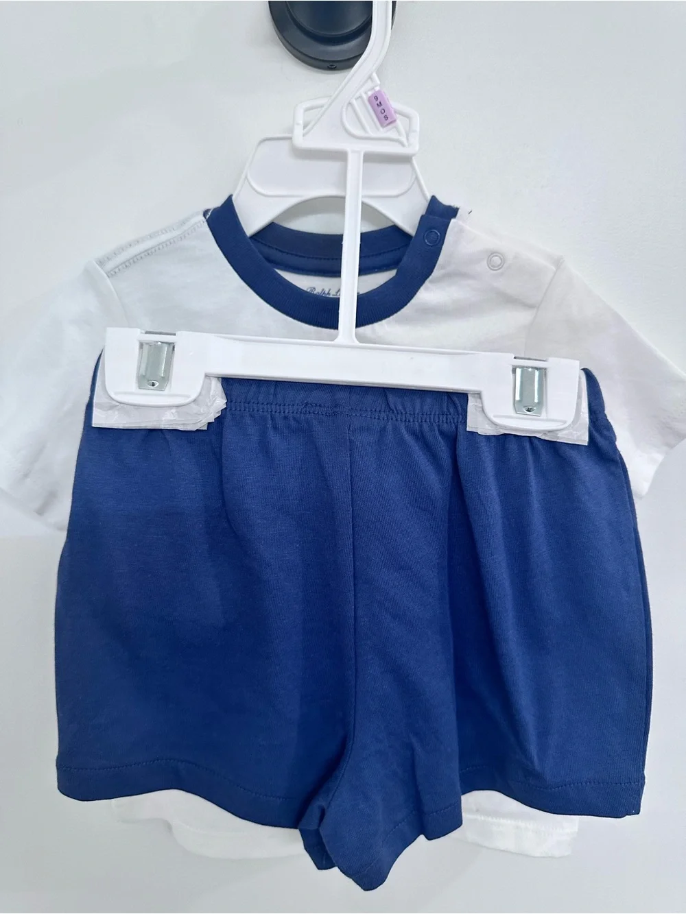 Baby Boys' Polo Bear Crewneck T-Shirt and Shorts, 2-Piece Set